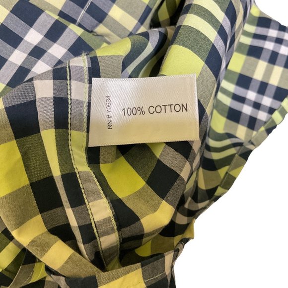 ORVIS Mens Long Sleeve Casual Shirt Size Med Button Front Multi Color Plaid - Picture 10 of 11